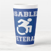 Mit Behinderung Veteran Milchtasse (Vorderseite)