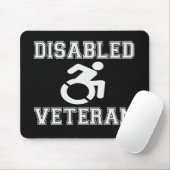 Mit Behinderung Veteran Mousepad (Mit Mouse)