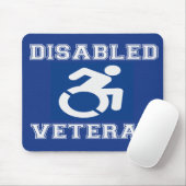Mit Behinderung Veteran Mousepad (Mit Mouse)
