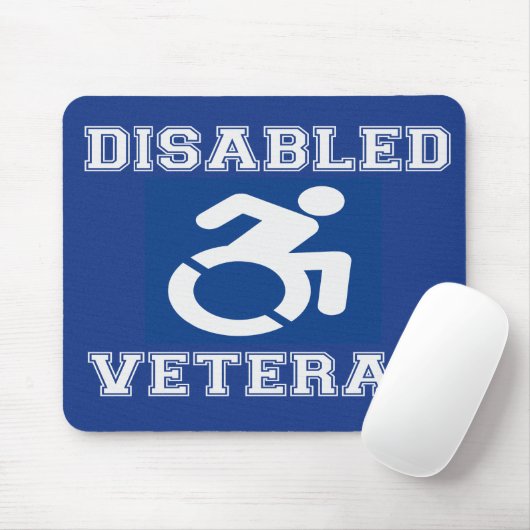 Mit Behinderung Veteran Mousepad (Mit Mouse)