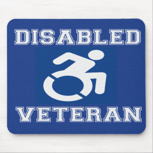 Mit Behinderung Veteran Mousepad