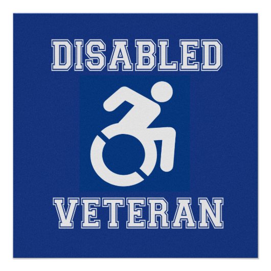Mit Behinderung Veteran Poster (Vorderseite)