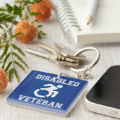 Mit Behinderung Veteran Schlüsselanhänger (Vorderseite rechts)