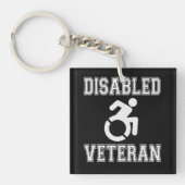 Mit Behinderung Veteran Schlüsselanhänger (Vorderseite)