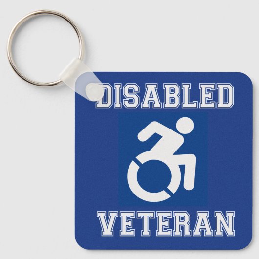 Mit Behinderung Veteran Schlüsselanhänger (Vorderseite)