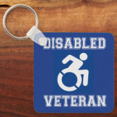 Mit Behinderung Veteran Schlüsselanhänger (Vorderseite)
