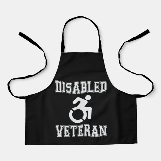 Mit Behinderung Veteran Schürze (Vorderseite)