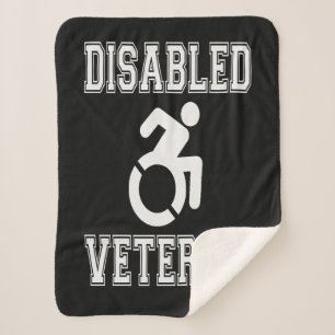Mit Behinderung Veteran Sherpadecke