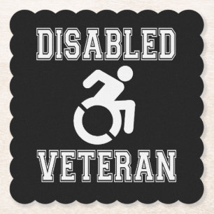 Mit Behinderung Veteran Untersetzer