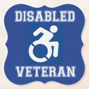 Mit Behinderung Veteran Untersetzer