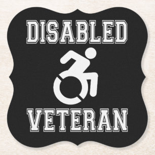 Mit Behinderung Veteran Untersetzer