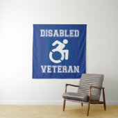 Mit Behinderung Veteran Wandteppich (Beispiel)