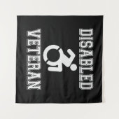 Mit Behinderung Veteran Wandteppich (Vorderseite (Horizontal))