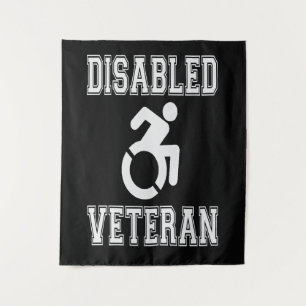 Mit Behinderung Veteran Wandteppich