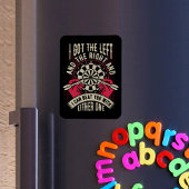Mit beiden Händen schlagen - Dart Player Magnet