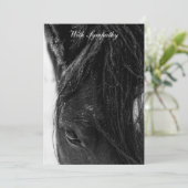 Mit Beileid (Stehend Vorderseite)