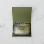 Mit Beileid - Doberman mit Blick auf den See Karte (Innenseite)