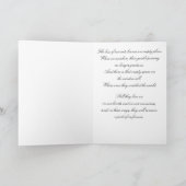 Mit Beileid für den Verlust einer Katze Karte (Innenseite)