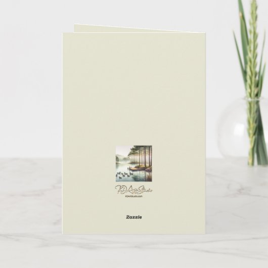 Mit Beileid Grußkarte Dankeskarte (Rückseite)