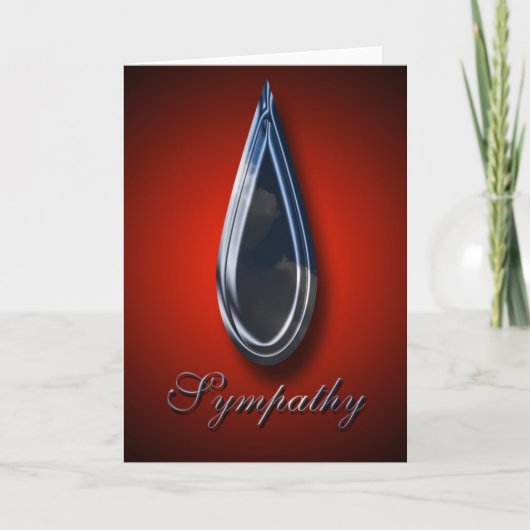 Mit Beileid in Ihrer Zeit des Verlustes Karte (Vorderseite)