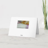 Mit Beileid Iris Karte (Rückseite)