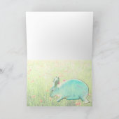 Mit Beileid (Kaninchenverlust) Karte (Innenseite)