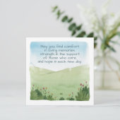 Mit Beileid Karte (Stehend Vorderseite)