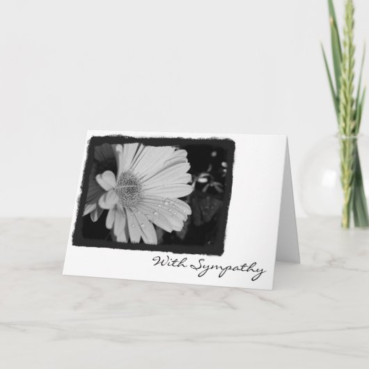 Mit Beileid Karte (Vorderseite)