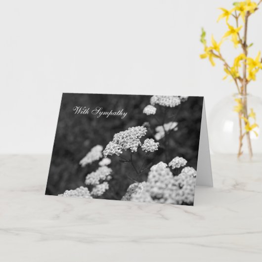 Mit Beileid Karte (Gelbe Blume)