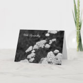 Mit Beileid Karte (Vorderseite)