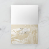 Mit Beileid Mt. Charleston durch Baum Karte (Innenseite)