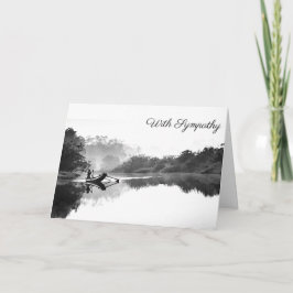 Mit Beileid - Sri Lankas Fischer Feiertagskarte