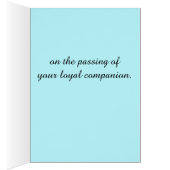 Mit Beileid: Verlust eines sibirischen Huskys (Innen (Rechts))