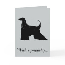 Mit Beileid: Verlust Ihres afghanischen Hundes