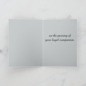 Mit Beileid: Verlust von Ihrem Shar Pei Karte (Innenseite)