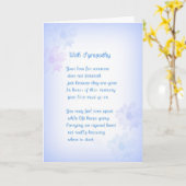 Mit Beileids-ursprünglicher Poesie-Gruß-Karte Karte (Gelbe Blume)