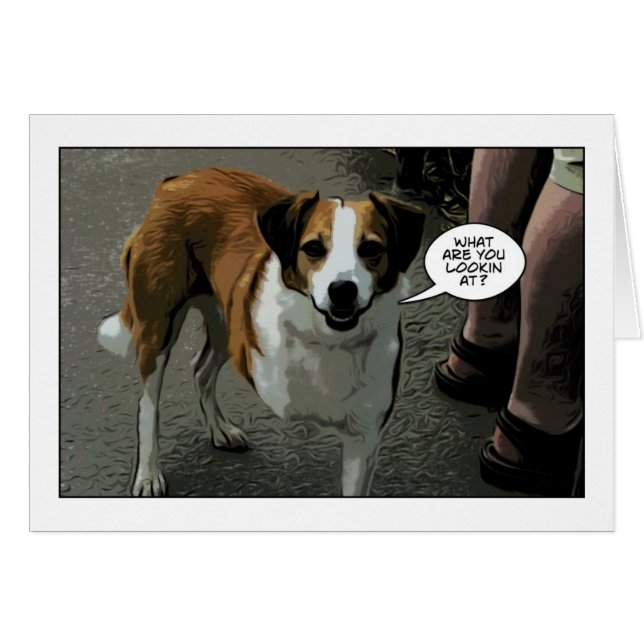 mit Beinen versehener Hund drei (Vorderseite (Horizontal))