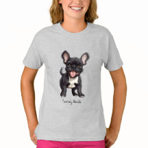 🐶 Mit benutzerdefiniertem Text, französischer Wel