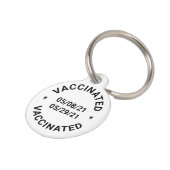 Mit benutzerdefinierten Daten und Text Haustiermarke (Seite)