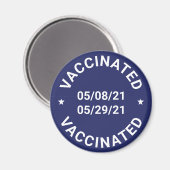 Mit benutzerdefinierten Datumsangaben und blauer T Magnet (Vorderseite/Rückseite)