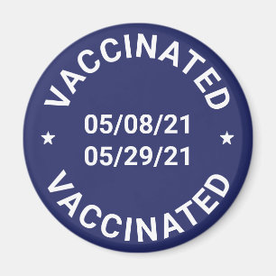 Mit benutzerdefinierten Datumsangaben und blauer T Magnet