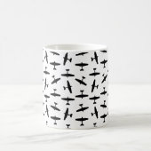 mit benutzerdefinierter Hintergrundfarbe Kaffeetasse (Mittel)