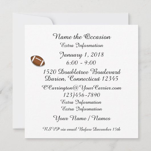 Mit Bier Version Pot Luck / Was auch immer Einladu Einladung (Rückseite)