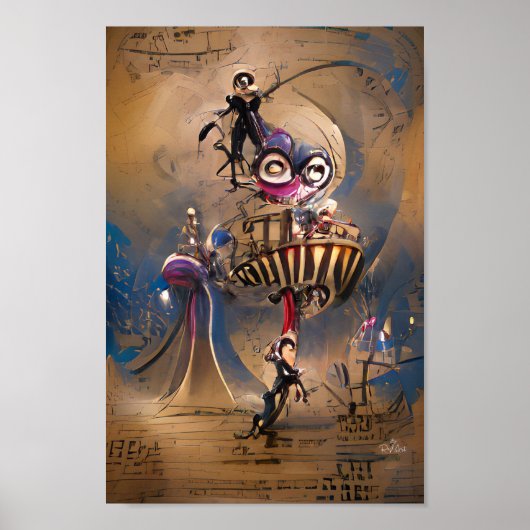 Mit Big Circus Fantasy können Sie Ihren Raum mit W Poster (Vorne)