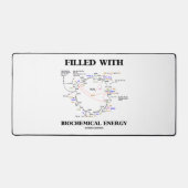 Mit biochemischem Spaß des Krebs gefüllt Schreibtischunterlage (Vorderseite)