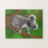 Mit blauen Augen Baby-Koala-Bär Puzzle (Horizontal)