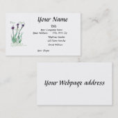 Mit blauen Augen Gras-Visitenkarte Visitenkarte (Vorne/Hinten)