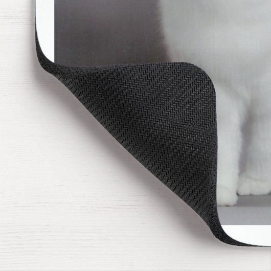Mit blauen Augen Ragdoll Katze Purfection Mousepad (Ecke)