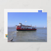 Mit Blick auf das Meer... Postkarte (Vorne/Hinten)