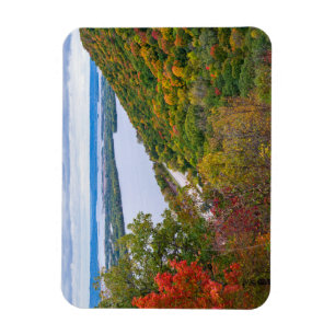 mit Blick auf den Fluss Mississippi und Bluffs Magnet